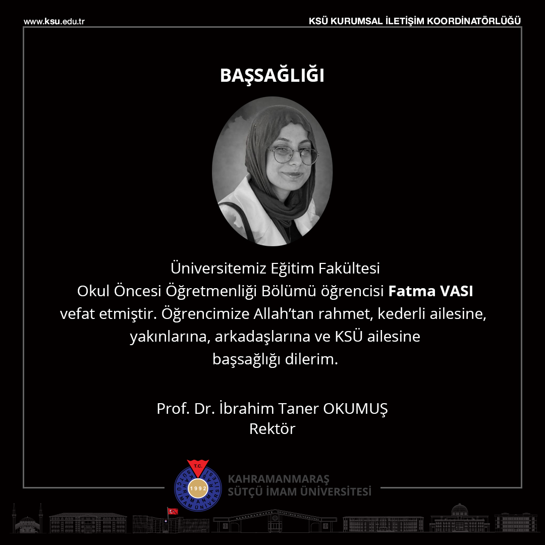 Başsağlığı: Fatma VASI