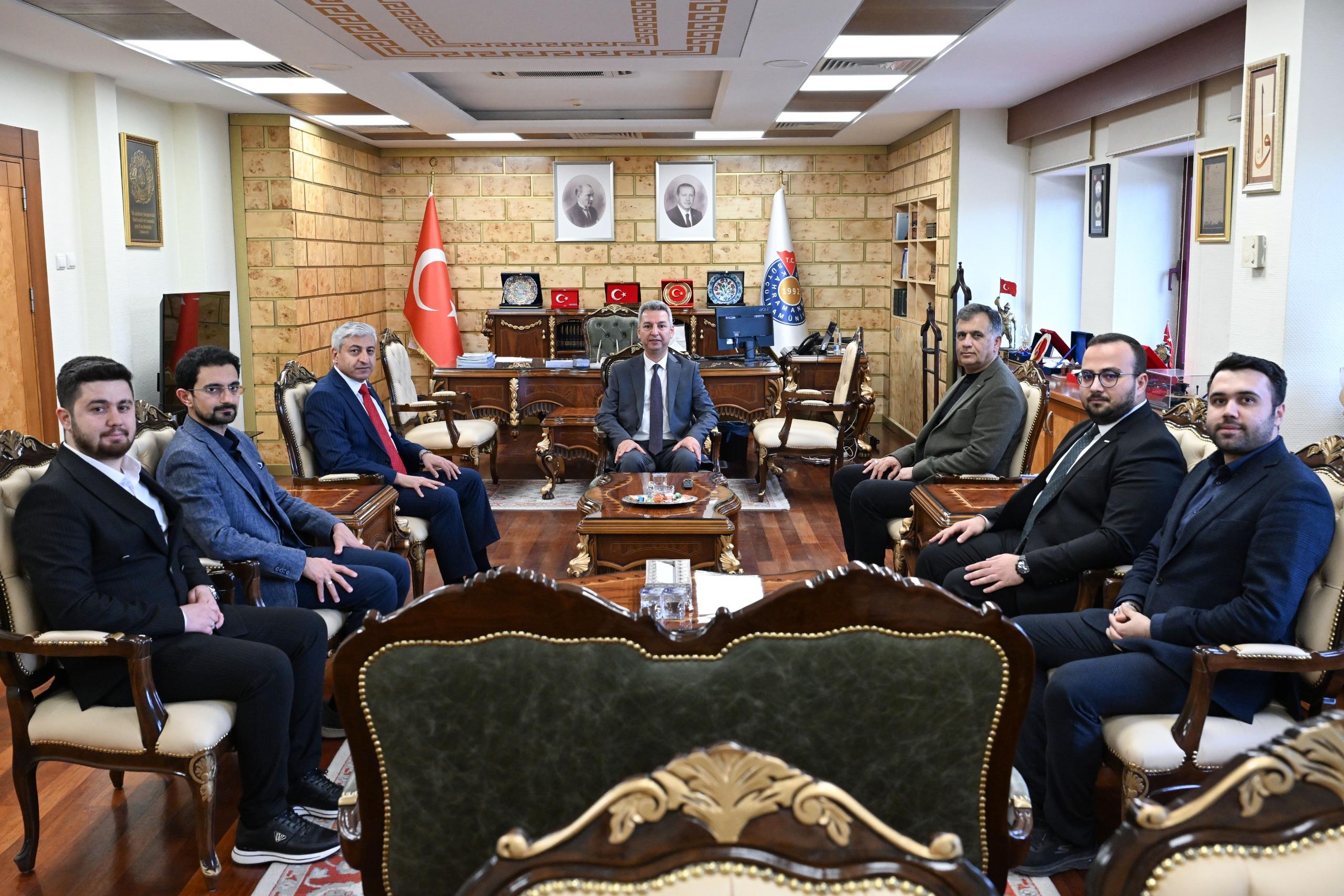 MÜSİAD Kahramanmaraş Şubesinden KSÜ Rektörü Okumuş’a Ziyaret