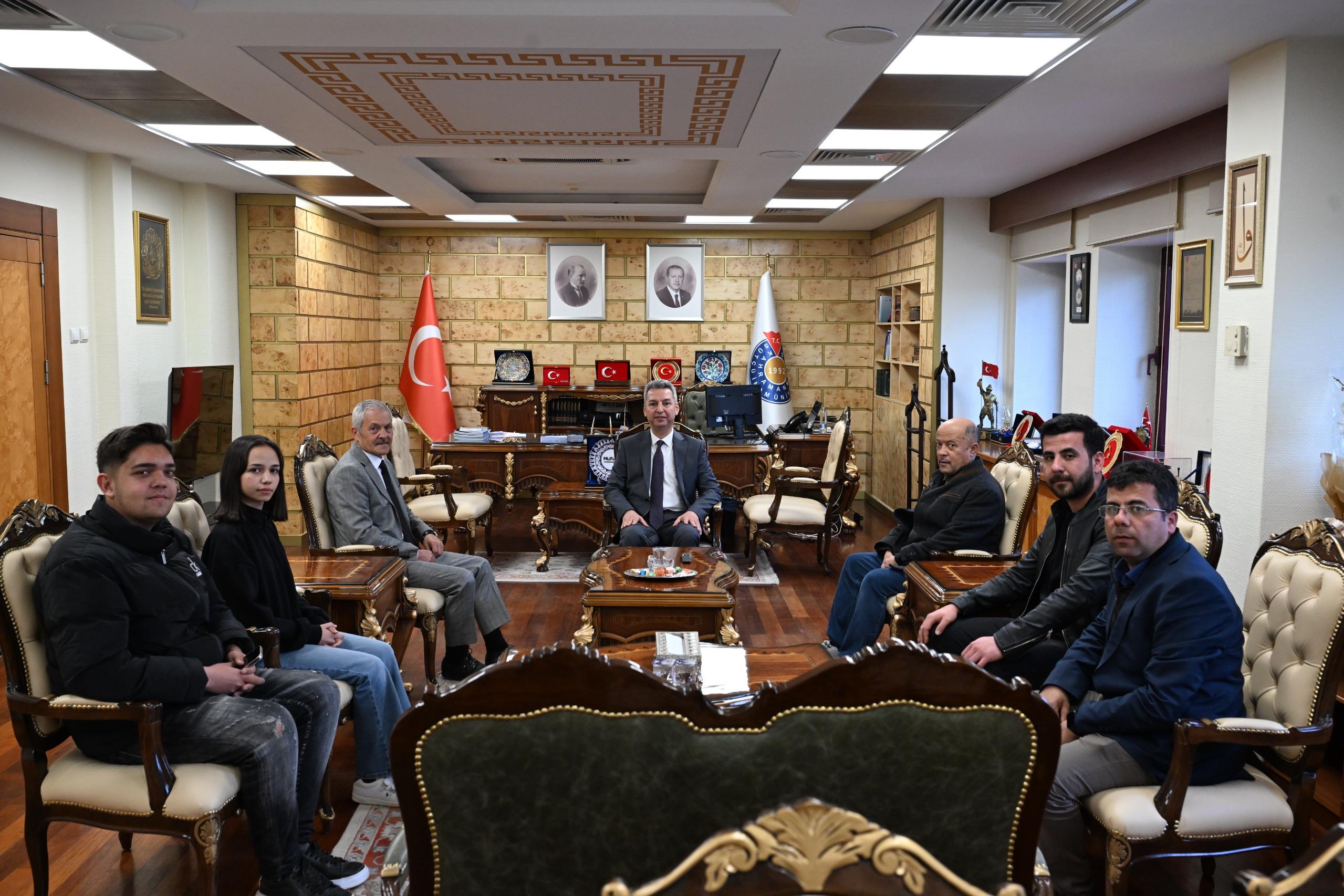 Yerel Basın Temsilcilerinden KSÜ Rektörü Okumuş’a Ziyaret