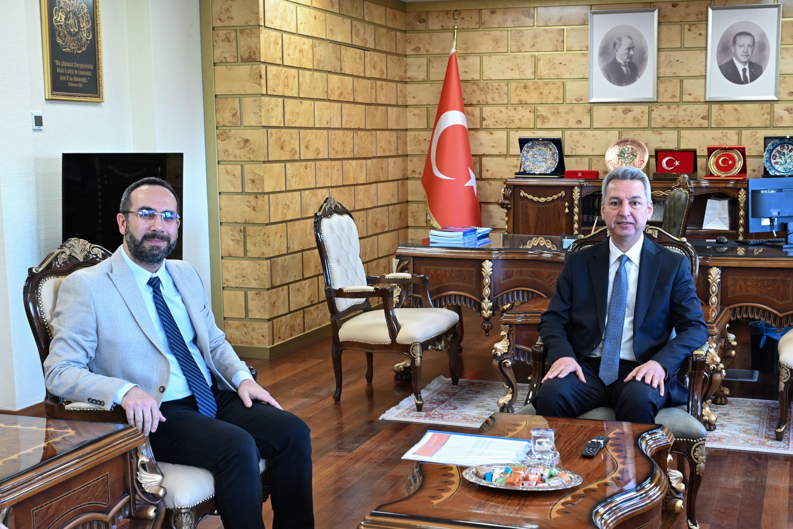 Kahramanmaraş Teknokent Yönetiminden KSÜ Rektörü Okumuş’a Ziyaret