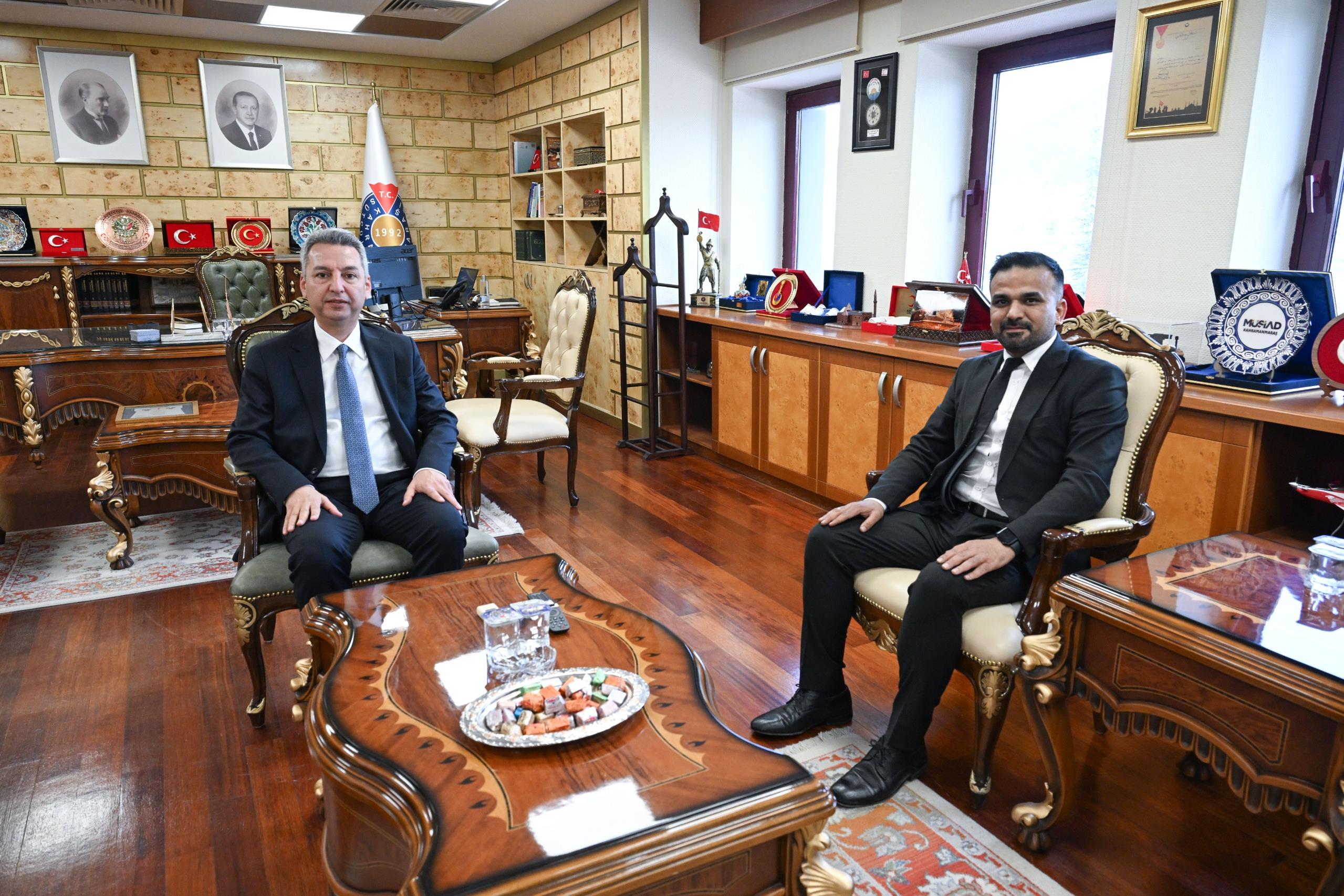 Genç Sağlık Sendikası’ndan KSÜ Rektörü Okumuş’a Ziyaret