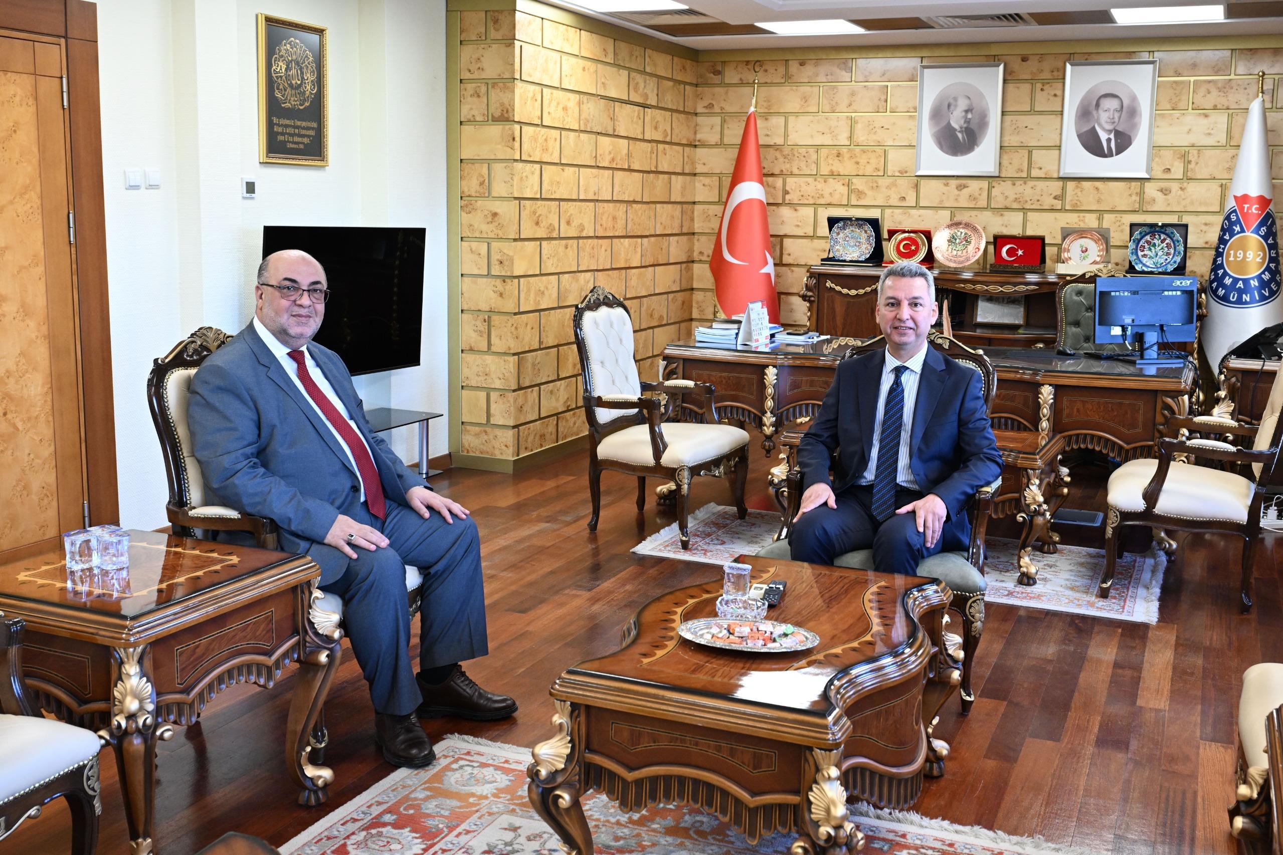 Başkan Akpınar’dan KSÜ Rektörü Okumuş’a Ziyaret