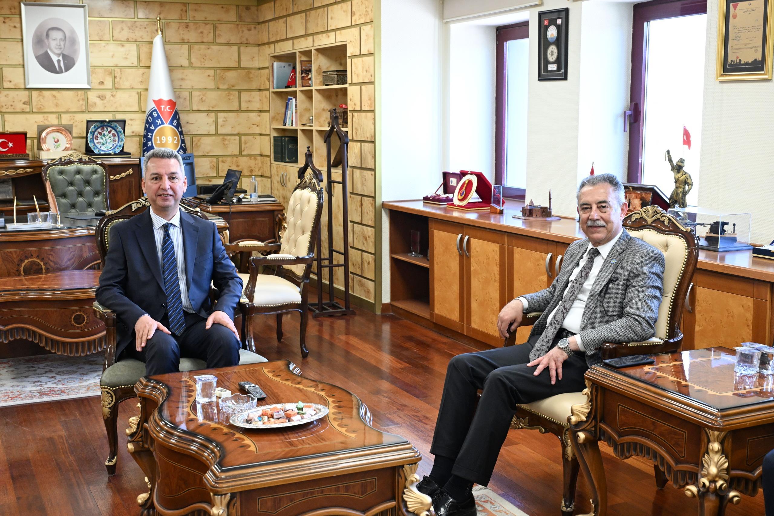 İYİ Parti İl Başkanı Bastırmacı’dan KSÜ Rektörü Okumuş’a Ziyaret