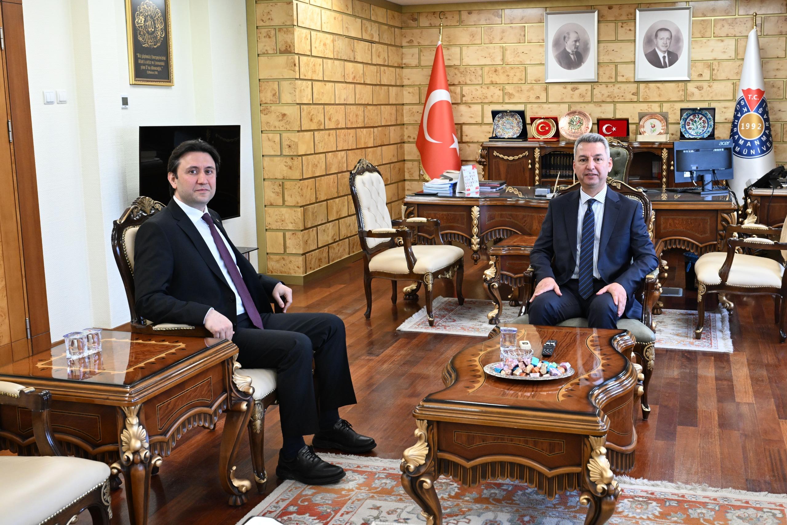 İl Sağlık Müdürü Şirikçi’den KSÜ Rektörü Okumuş’a Ziyaret