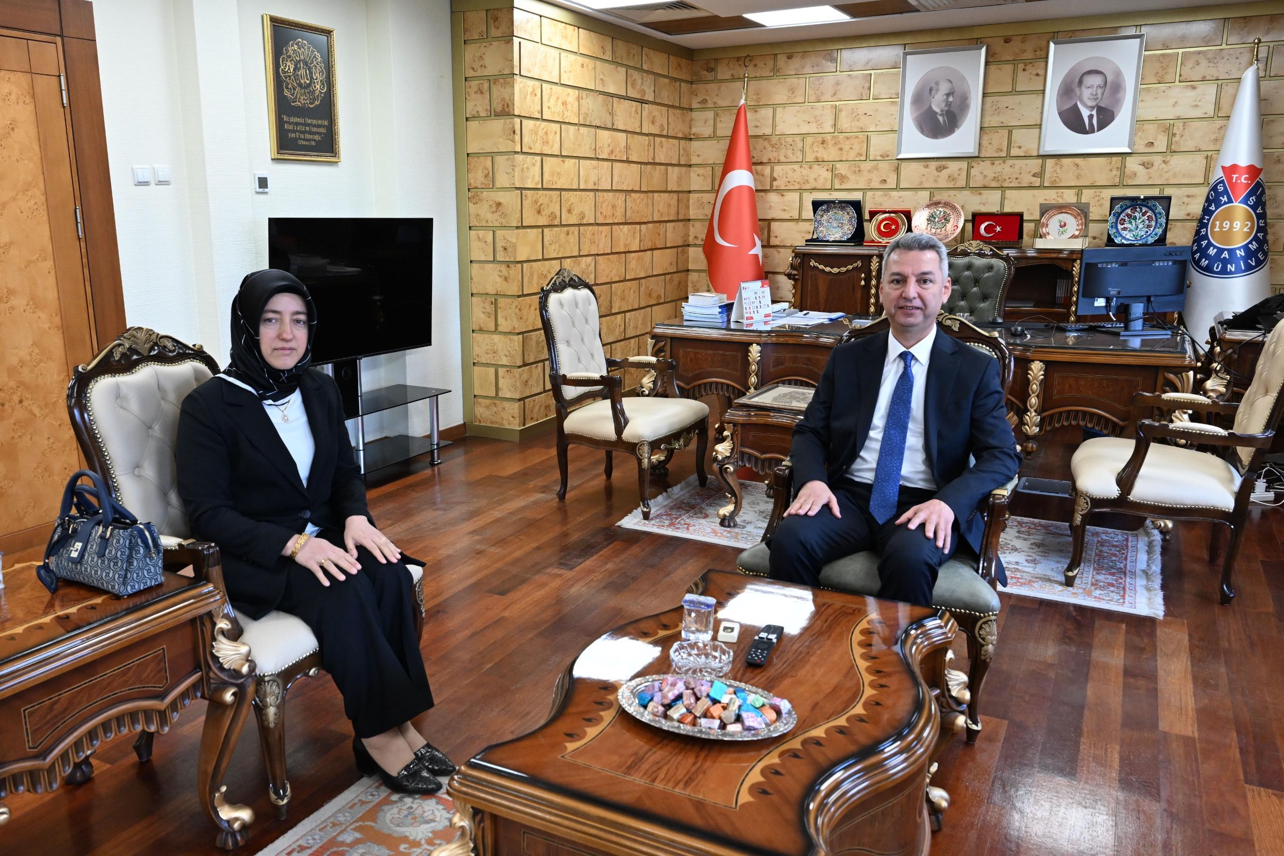 Kahramanmaraş Valiliği İl Basın ve Halkla İlişkiler Müdürü Özay’dan KSÜ Rektörü Okumuş’a Ziyaret