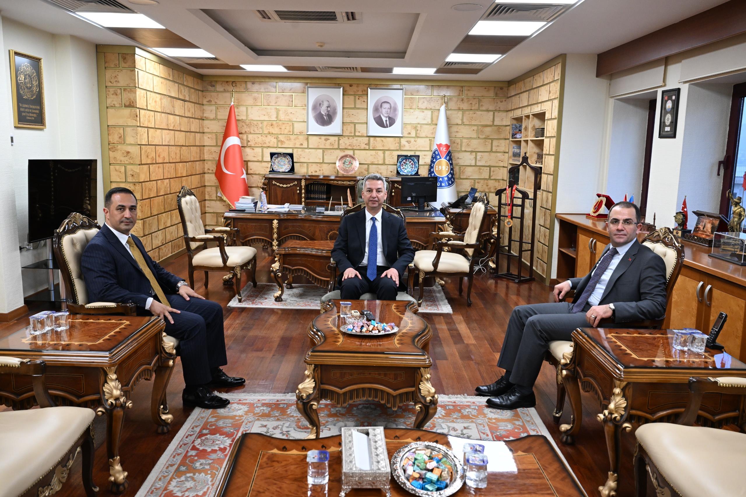 Kahramanmaraş Adli Yargı Temsilcilerinden KSÜ Rektörü Okumuş’a Ziyaret