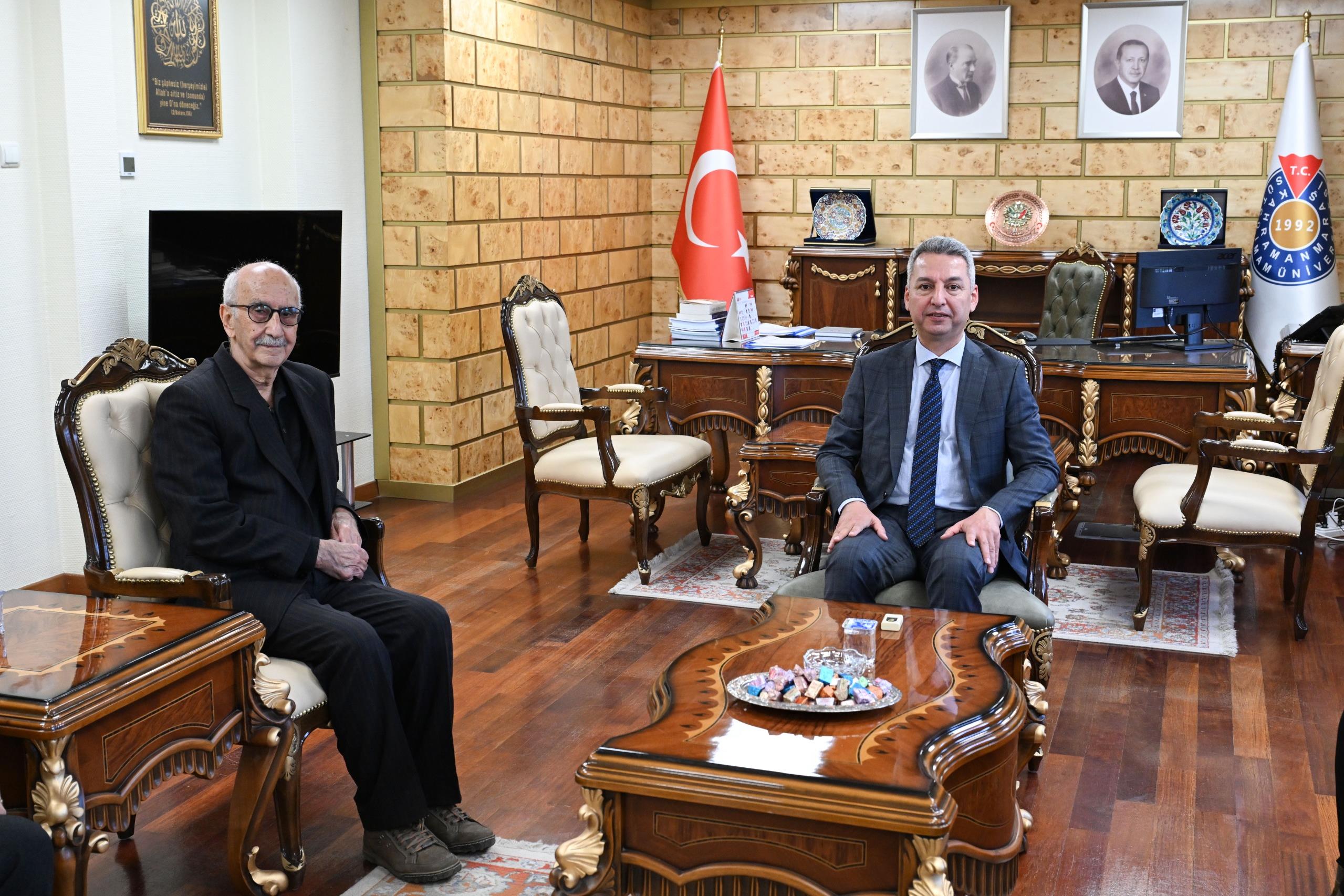 Musiki ve Kültür Derneği’nden KSÜ Rektörü Okumuş’a Ziyaret