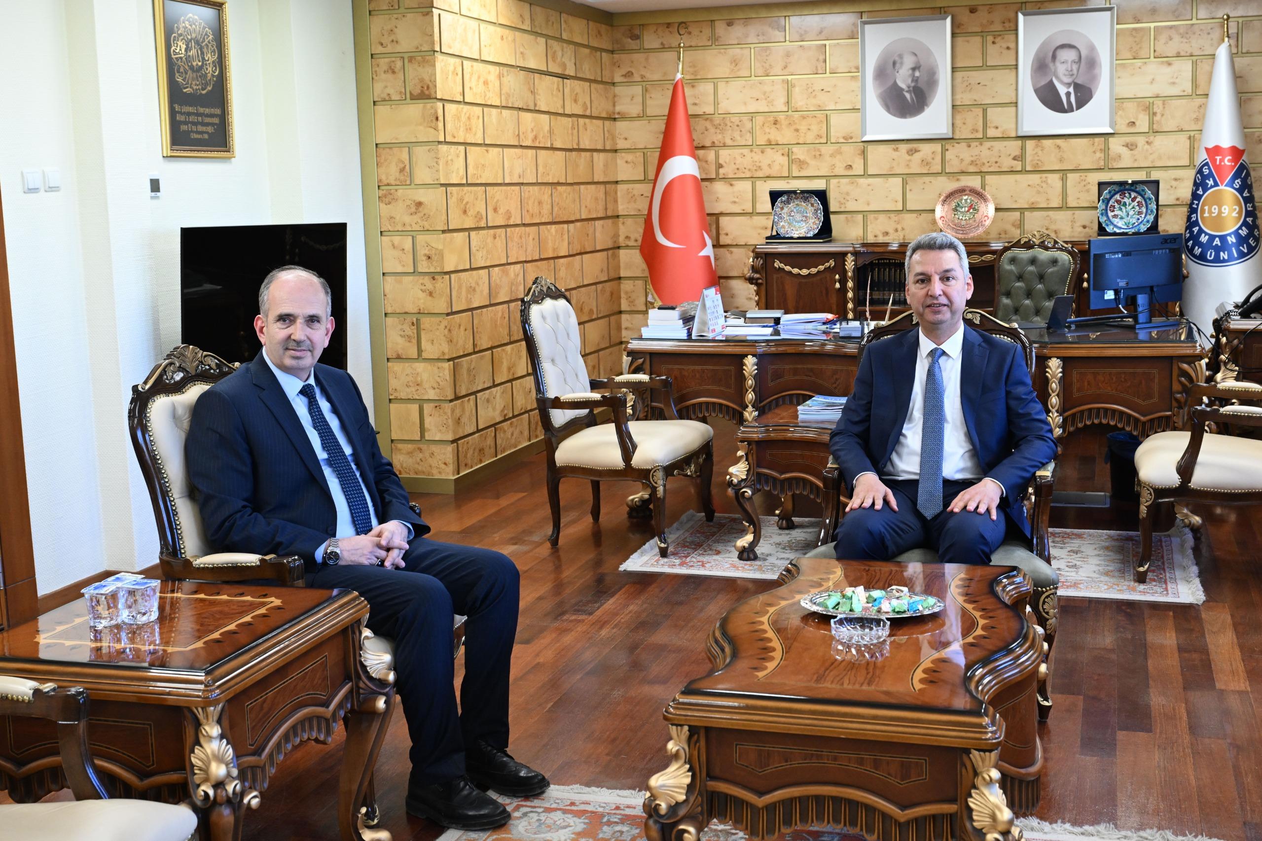 İl Müftüsü Güller’den KSÜ Rektörü Okumuş’a Ziyaret