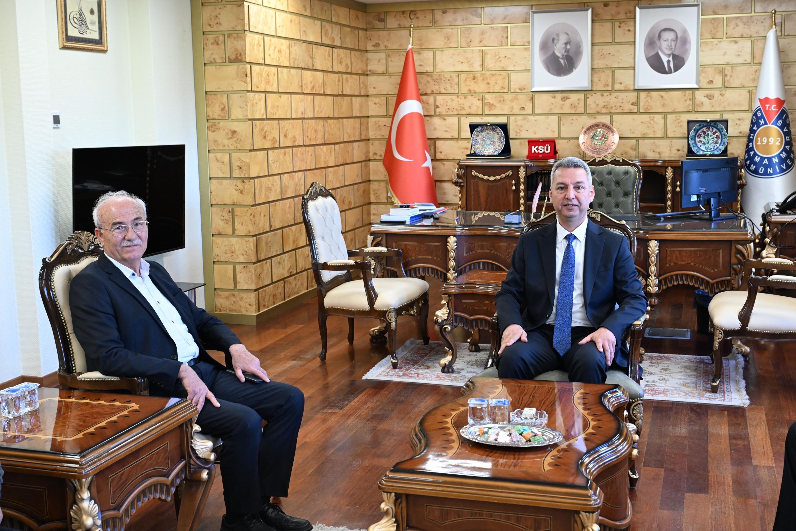 Emekli Memur Sendikasından KSÜ Rektörü Okumuş’a Ziyaret