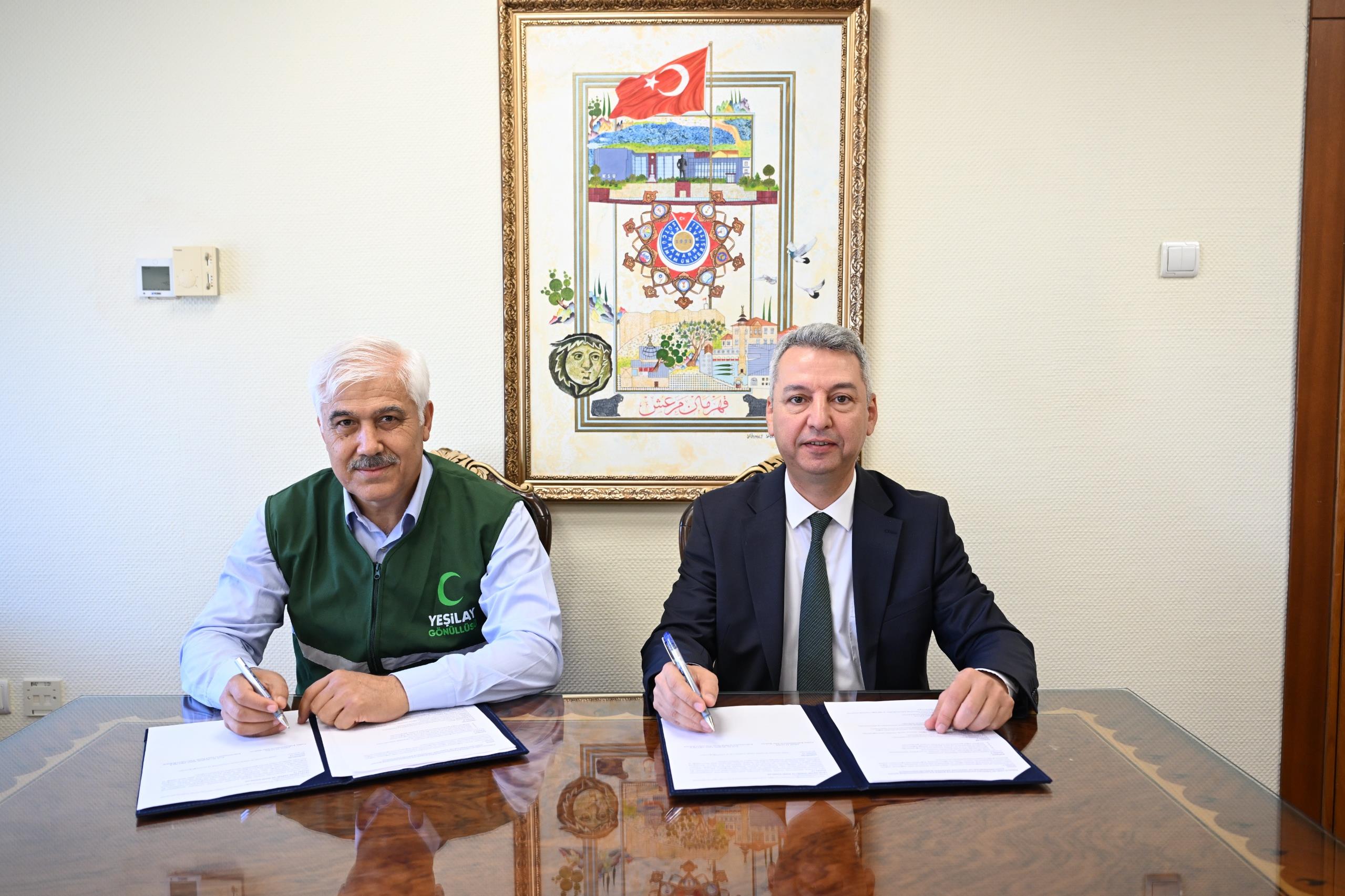 KSÜ İle Yeşilay Arasında Bağımlılıkla Mücadele İş Birliği Protokolü