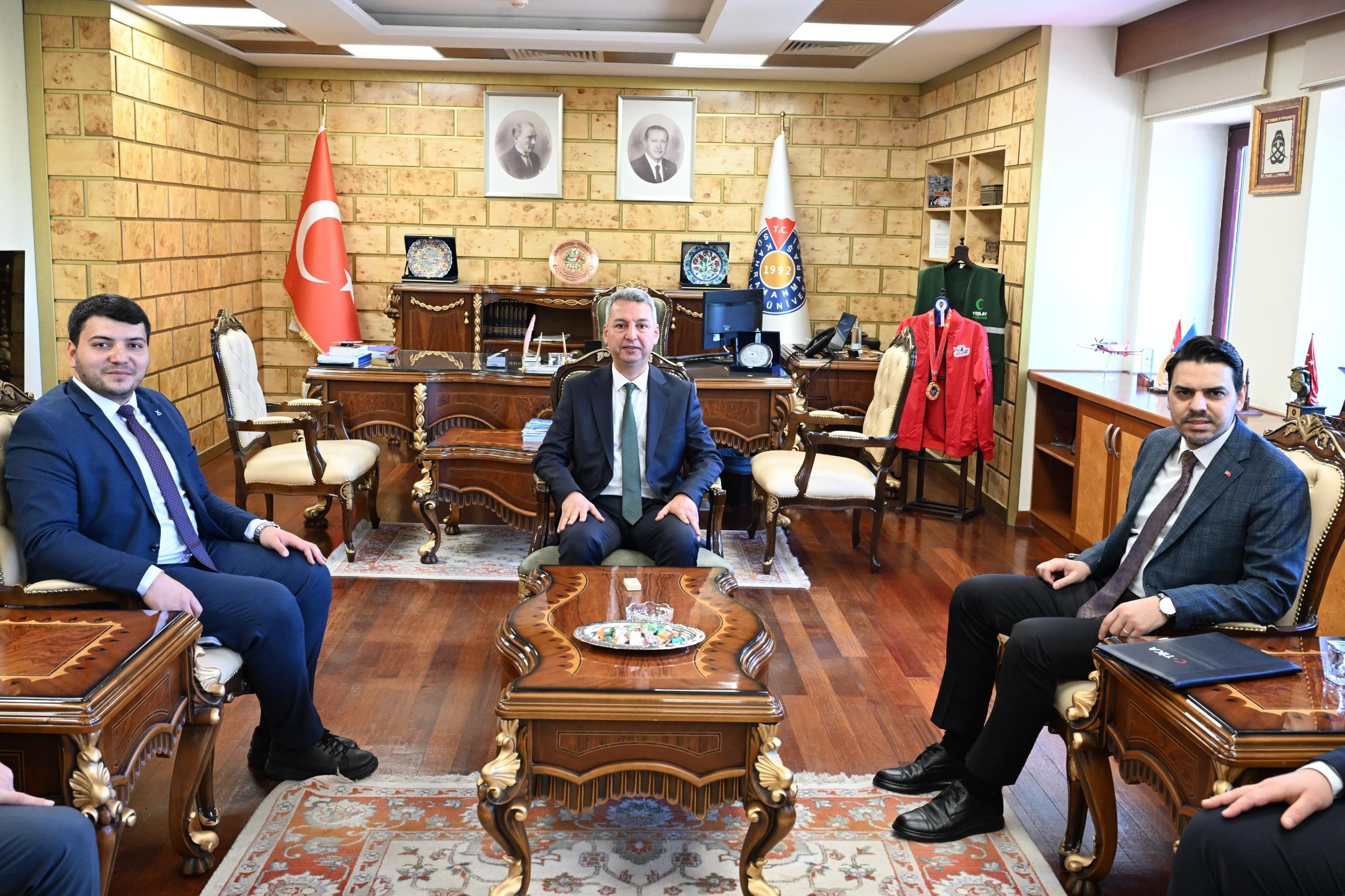  TİKA Başkanı Eren’den KSÜ Rektörü Okumuş’a Ziyaret