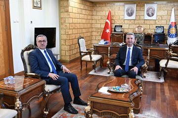 Hayrettin Güngör’den KSÜ Rektörü Okumuş’a Ziyaret