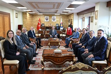 İl İstihdam Kurulu ve İŞKUR Yürütme Kurulu Üyelerinden, KSÜ Rektörü Okumuş’a Ziyaret