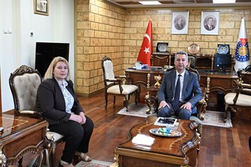 Anadolu Şehit Aileleri Derneğinden KSÜ Rektörü Okumuş’a Ziyaret