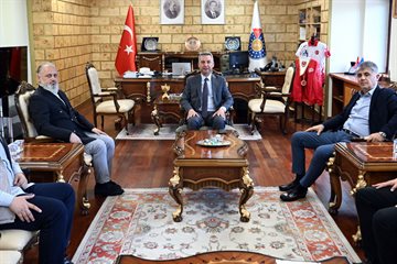 İlim Yayma Cemiyetinden KSÜ Rektörü Okumuş’a Ziyaret