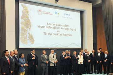 KSÜ Rektörü Okumuş, Türkiye Su Atlası Tanıtım Programına Katıldı