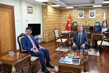 Cumhurbaşkanlığı İletişim Başkanlığı Gaziantep Bölge Müdürü Taşkın’dan KSÜ Rektörü Okumuş’a Ziyaret