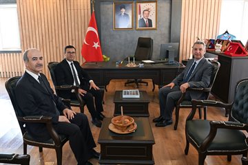 KSÜ Rektörü Okumuş’tan Göksun Kaymakamı Kılıç’a Ziyaret
