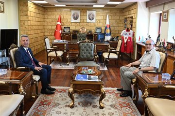 Bandırma Onyedi Eylül Üniversitesi Rektörü Boz’dan KSÜ Rektörü Okumuş’a Ziyaret