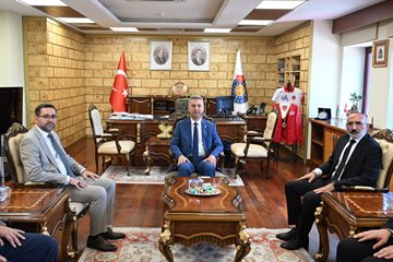 Öz Sağlık-İş Sendikasından KSÜ Rektörü Okumuş’a Ziyaret