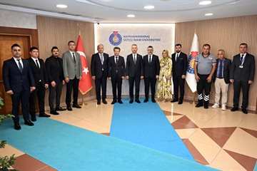 KSÜ Hastane Yönetiminden Rektör Okumuş’a Ziyaret