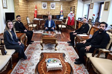 Genç MÜSİAD’dan KSÜ Rektörü Okumuş’a Ziyaret