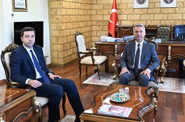 Gençlik Hizmetleri Genel Müdürü Efendioğlu’ndan Rektör Okumuş’a Ziyaret