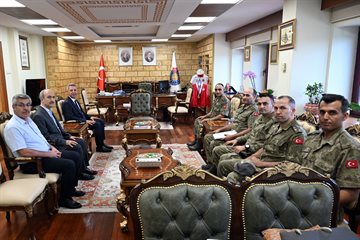 Garnizon Komutanı Tuğgeneral Hakan Kan’dan KSÜ’ye Ziyaret