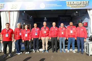 YÖK Başkanı Prof. Dr. Erol Özvar’dan Üniversitemiz Standına Ziyaret