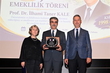 Prof. Dr. İlhami Taner Kale için Emeklilik Töreni Düzenlendi