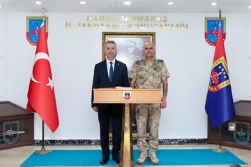 Rektör Okumuş'tan İl Jandarma Komutanı Tuğgeneral Gülecen’e Hayırlı Olsun Ziyareti