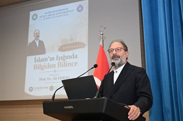 Ali Erbaş, KSÜ’de “İslam’ın Işığında Bilgiden Bilince” Konferansı Verdi