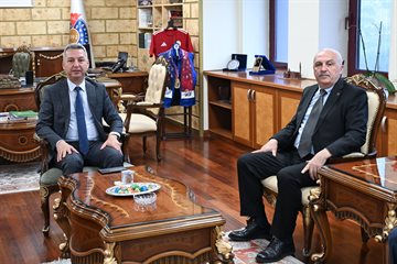 BBP Kahramanmaraş İl Başkanı Muhammed Günkut’tan Rektör Okumuş’a Ziyaret