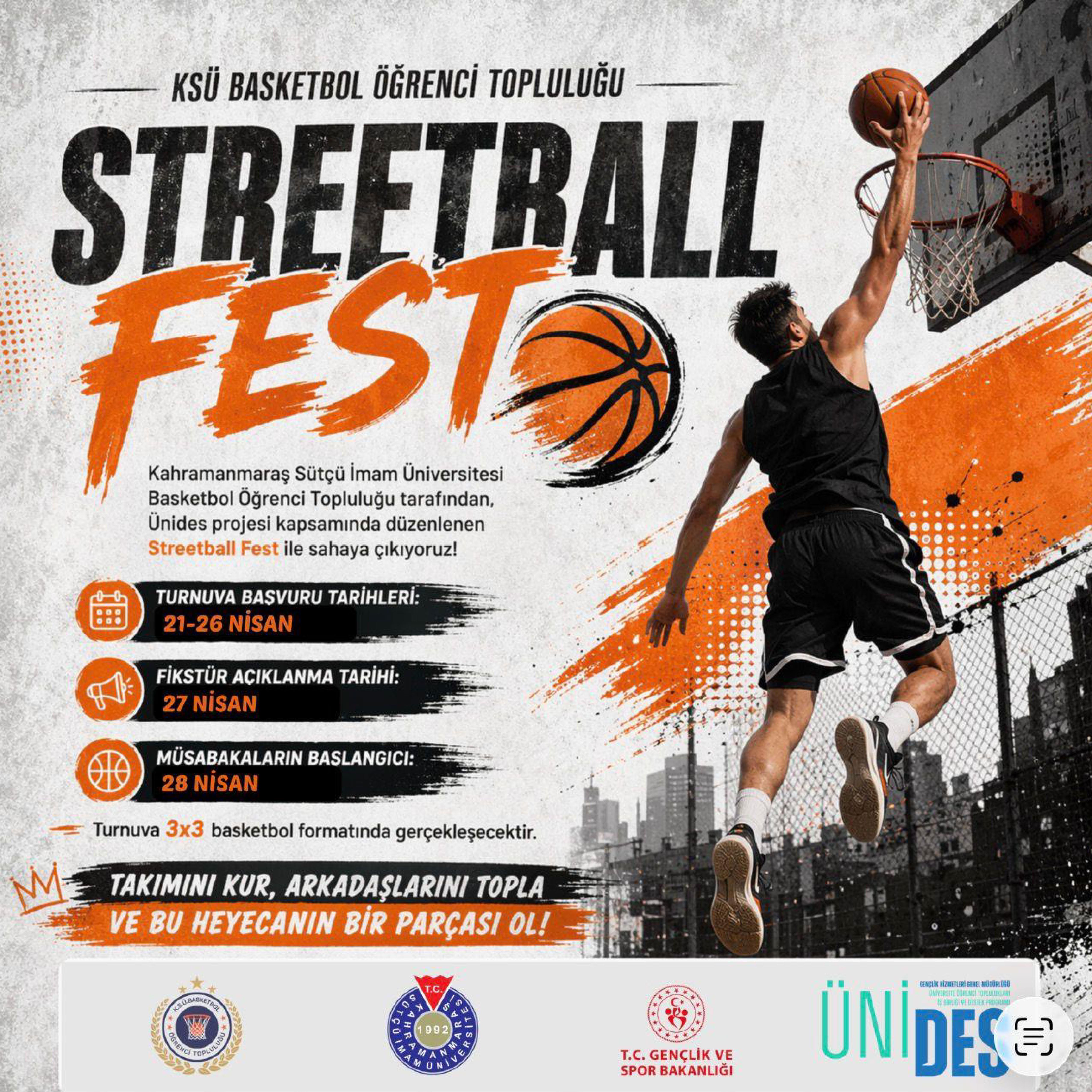 Üniversitemiz Basketbol Öğrenci Topluluğu