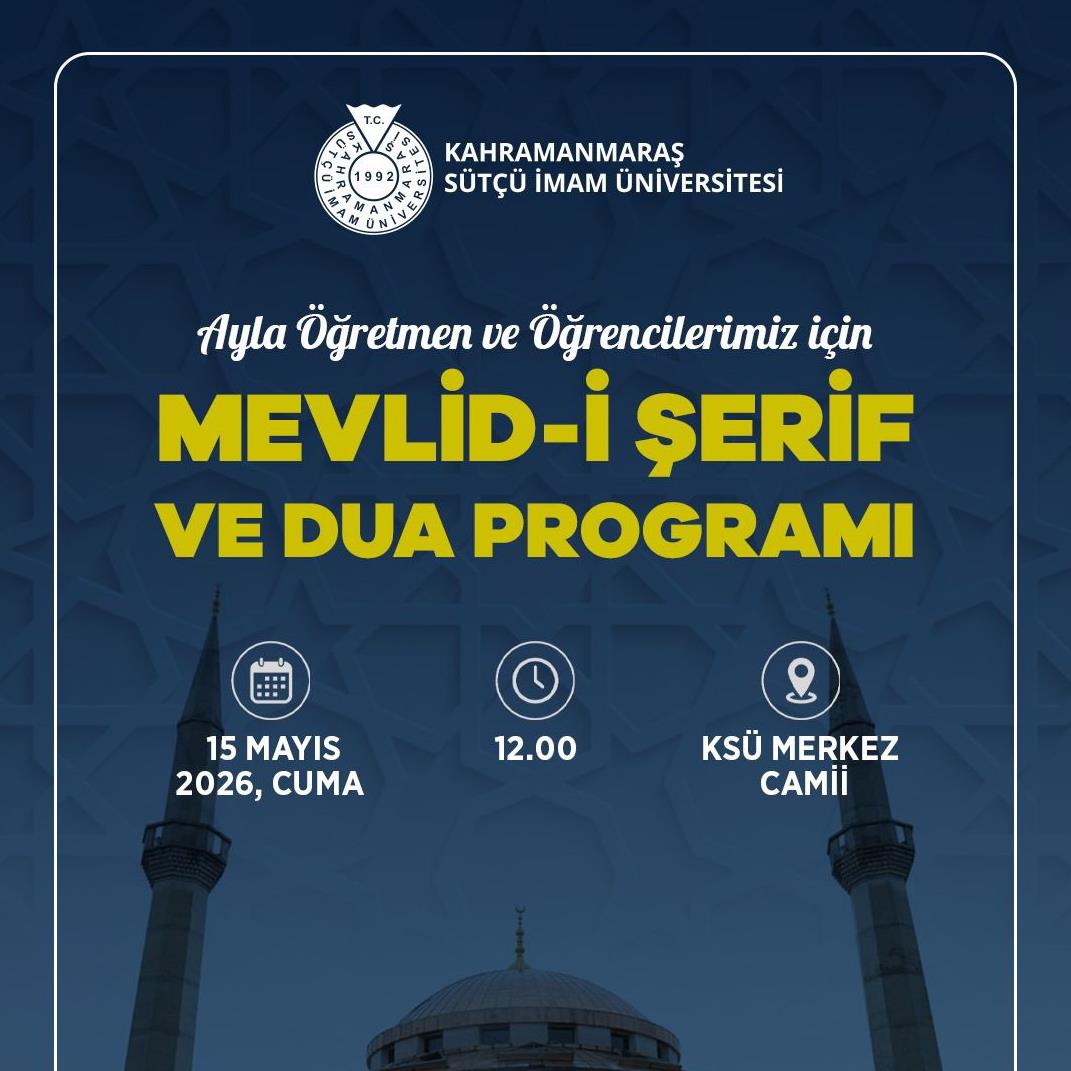 Mevlid-i Şerif  Ve Dua Programı