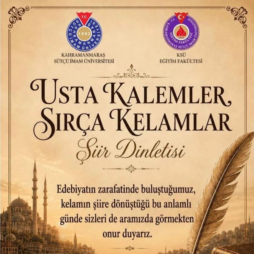 Usta Kalemler, Sırça Kelamlar Şiir Dinletisi