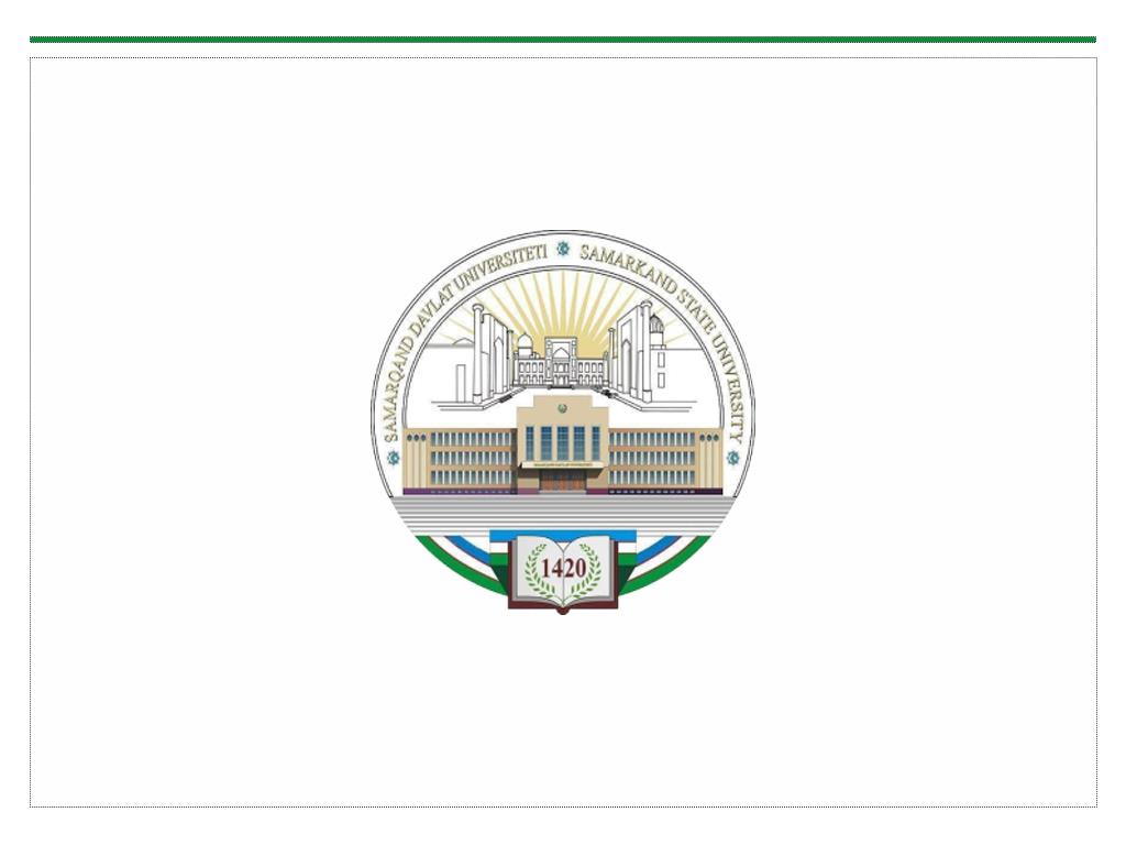 Samarkand State University 