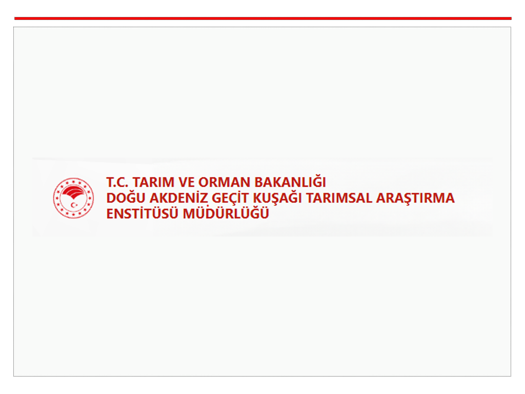 Kahramanmaraş İl Tarım ve Orman Müdürlüğü, Doğu Akdeniz Geçit Kuşağı Tarımsal Araştırma Enstitüsü Müdürlüğü 