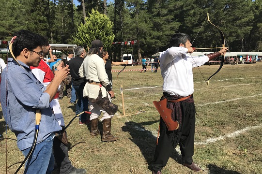 Kemankeş Mustafa GÜNALAN hocamız Osmaniye'de okçuluk toyunda...